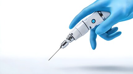 Professional Hand Holding Dental Equipment with Precision in Clinic