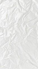 Wrinkled plastic bag surface texture overlay; ideal for graphic design, crease, crumpled