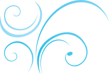 abstract blue background with swirls