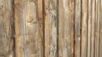 A close-up of a weathered wooden fence.