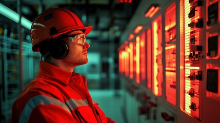 Safety Protocols in Action in a Technical Workplace