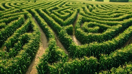 green rice field in thailand