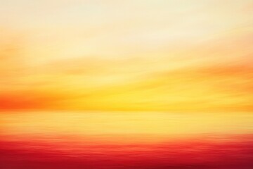 Obraz premium Soft sunset over water. Blurry, warm colors, vibrant sky, horizon,