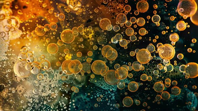 As the sun sets on the subatomic savanna particles begin to glow in various hues creating a stunning display of light and color.