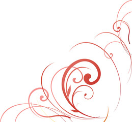 abstract background with red swirls