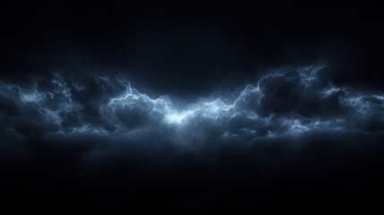 Obraz premium A dark sky with a stormy look to it