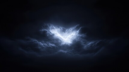 Obraz premium A dark sky with a bright light in the middle