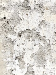 Fototapeta premium Distressed White Cracked Wall Texture for Vintage and Urban Art Designs High Quality Background : Generative AI
