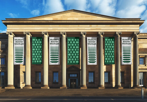 Ractangle Museum Banner Mockups