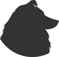 Dog Silhouette Icons in Profile