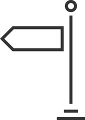 Obraz premium Set of Directional Signpost Icons
