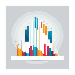 Fototapeta premium Vector Illustrations of Finance Icons: Your Key to Financial Literacy