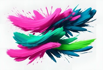 Obraz premium feathers on white background