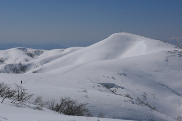 金剛堂山山頂を望む