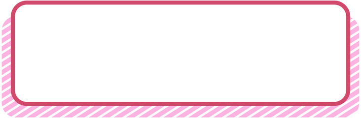 Title word rounded frame