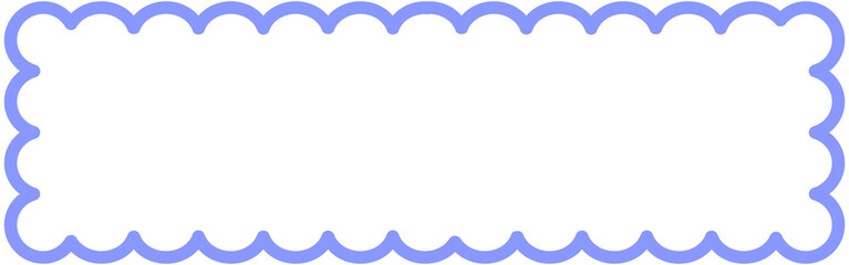 Wavy Square Border Frame