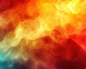 Obraz premium Vibrant hot texture with a flame-like glow, ombre blur and abstract background in bright fire red, orange, yellow, and gold colors.