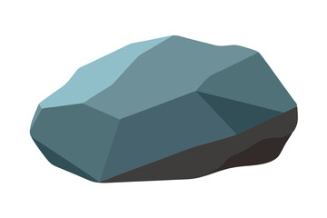Rock flat vector illustration vector illustration isolated on transparent background