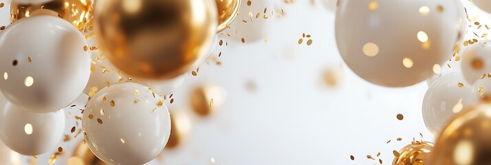 Celebration party decorations indoor venue festive event bright atmosphere bird's eye view joyful concept