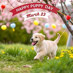 Happy National Puppy Day, March 23