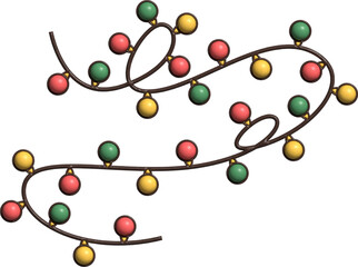 christmas light 3d decoration