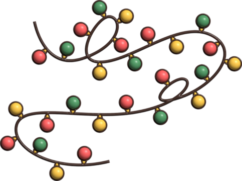 christmas light 3d decoration