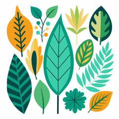 seamless pattern with leaves