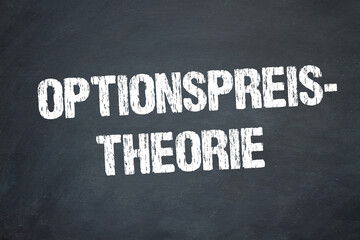 Obraz premium Optionspreistheorie 