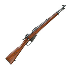 Vintage rifle isolated on transparent background png