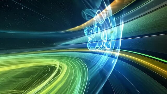 From protons to neutrons the race is on as the particles tear through the stadium.