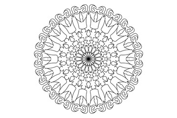 Mandala Design with Beautiful Work