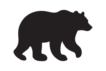 Bear vector silhouette artwork