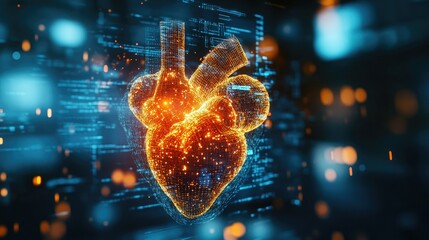 Digital Heart: A 3D Model of the Human Heart in a Cyberspace Setting