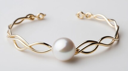 Modern Minimalist Pearl Bracelet Design