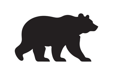 Bear vector silhouette artwork