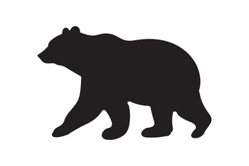 Bear vector silhouette artwork 24.eps