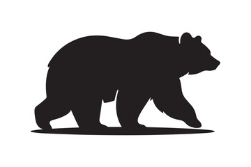 Bear vector silhouette artwork