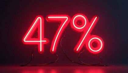 Forty Seven Percent Off Neon Sign
