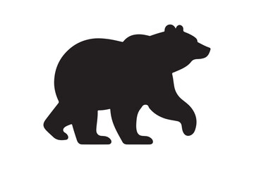 Bear vector silhouette artwork