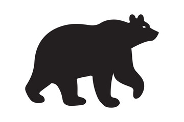 Bear vector silhouette artwork