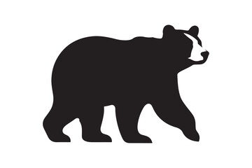 Bear vector silhouette artwork