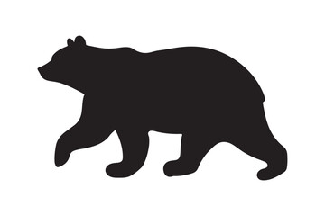 Bear vector silhouette artwork