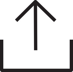 share icon. Share arrow link connection icon black line vector isolated on transparent background. External link web chain open link to attached website. Network sharing sign.