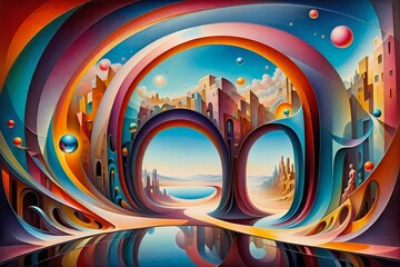 Obraz premium abstract background with space