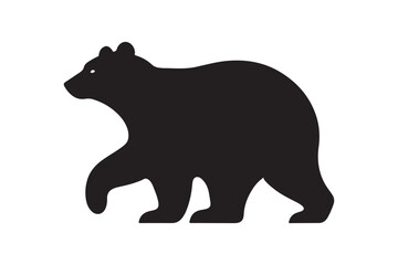 Bear vector silhouette artwork