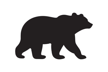 Bear vector silhouette artwork