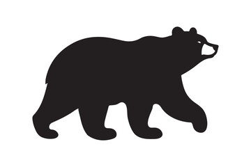 Bear vector silhouette artwork