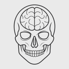Obraz premium icon featuring the head of a human,