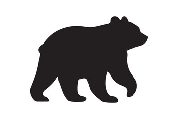Bear vector silhouette artwork