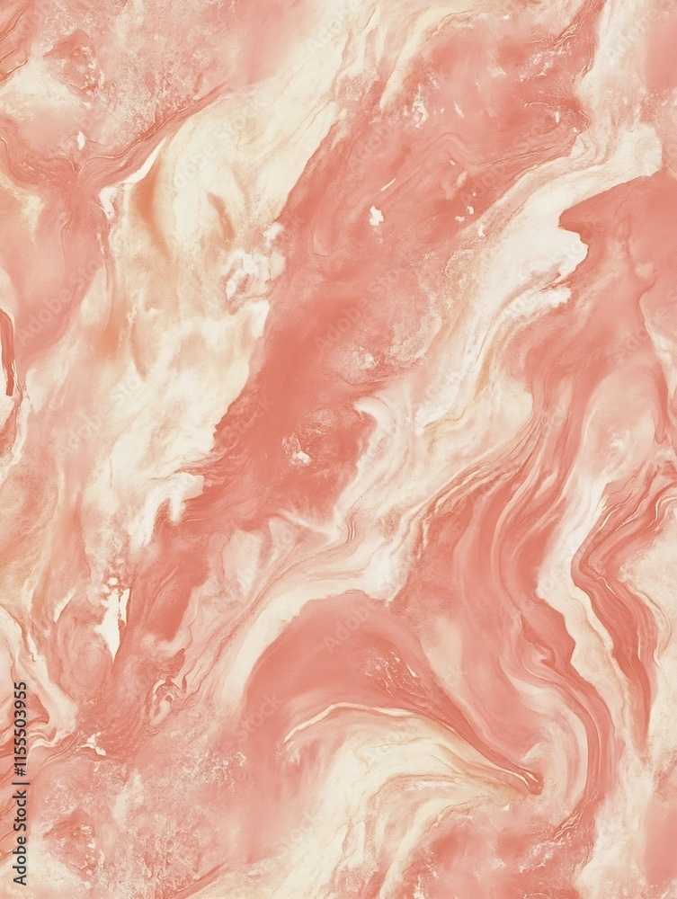 Poster elegant marbled pink and white abstract texture for luxurious design projects : generative ai